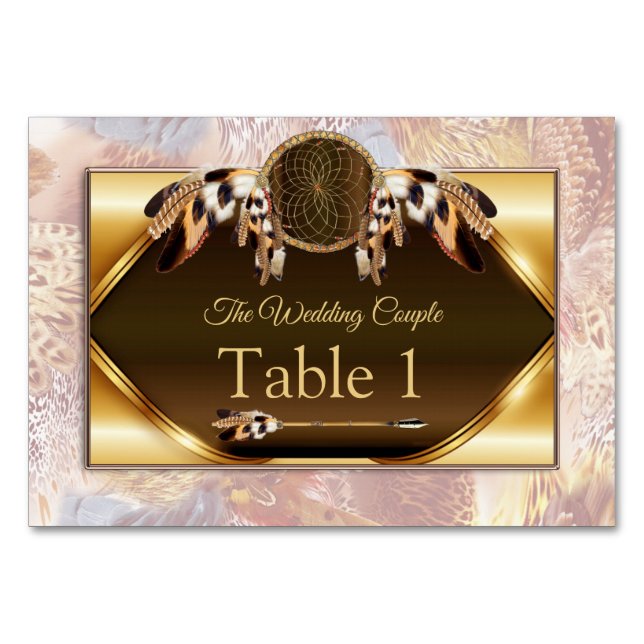 Dream Catcher Table cards (Front)