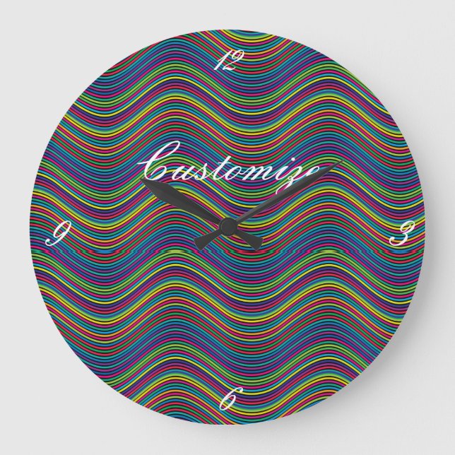 Dream-catcher Thunder_Cove Large Clock (Front)