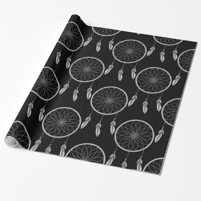 Dream-catcher Thunder_Cove Wrapping Paper (Unrolled)