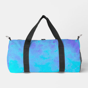 Dream Cloud Effect Blue and Purple Duffle Bag
