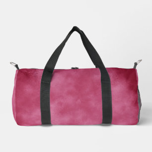 Dream Cloud Effect Burgundy Blush  Duffle Bag