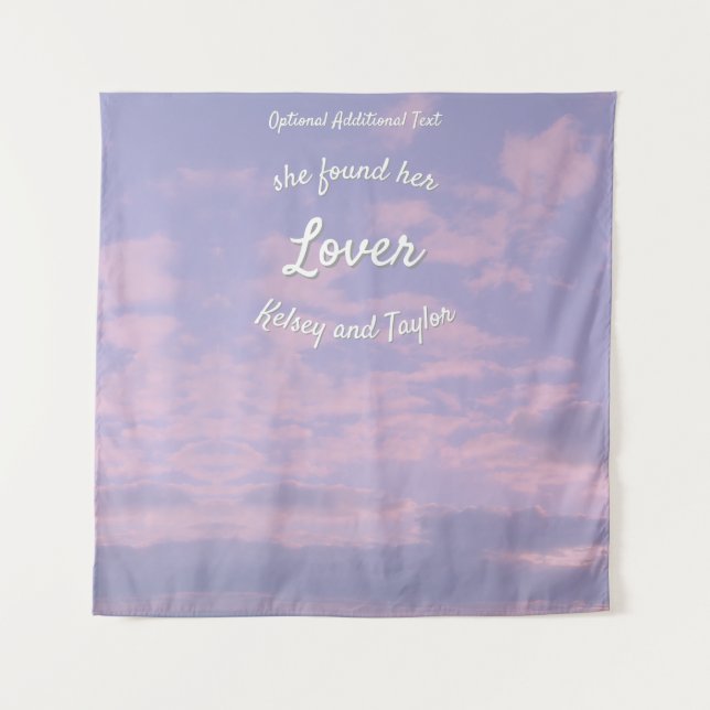 Dream Clouds Lover Theme tapestry (Front)