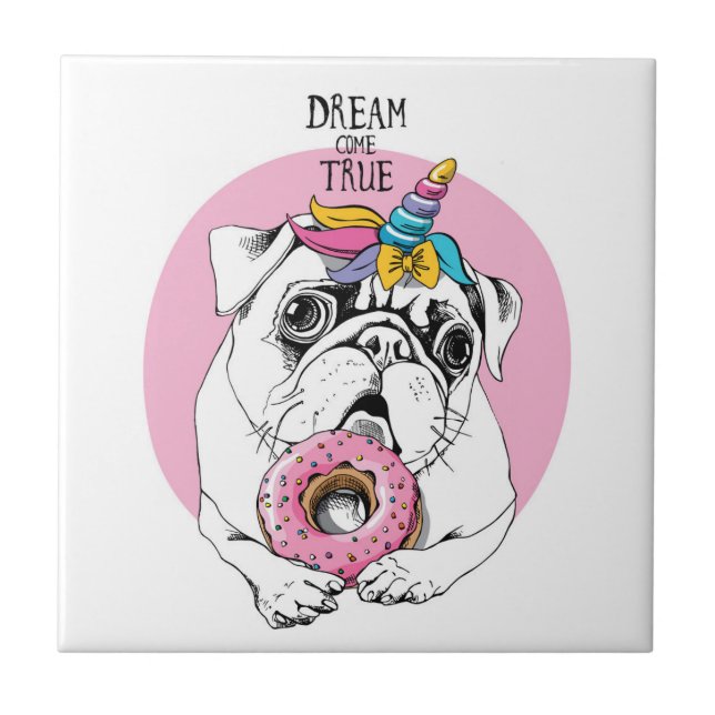 Dream Come True Ceramic Tile (Front)