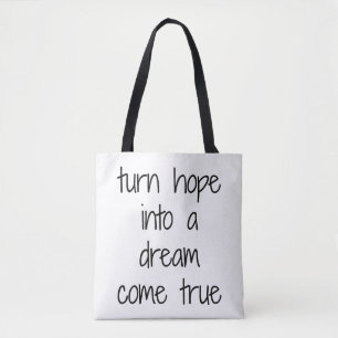 Dream Come True Shoulder Tote Bag