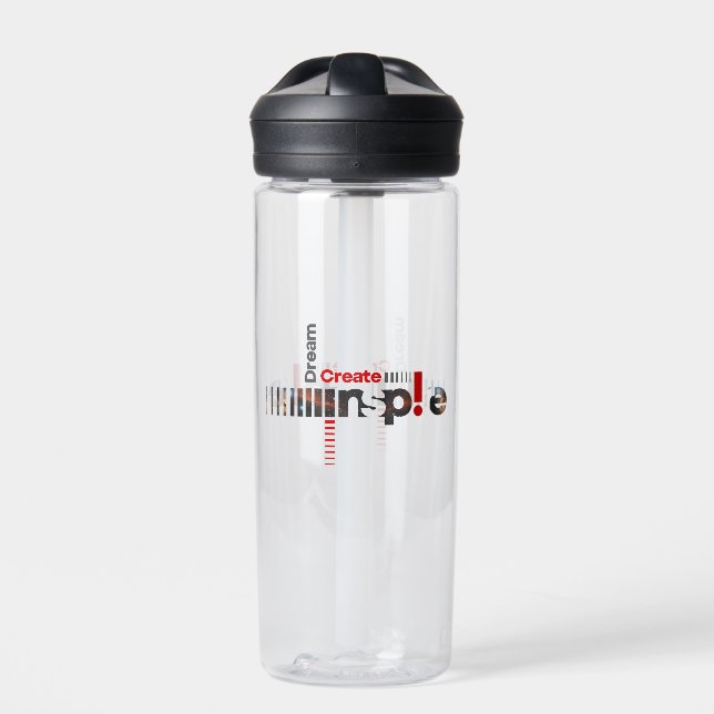 Dream Create Inspire |  Water Bottle (Front)