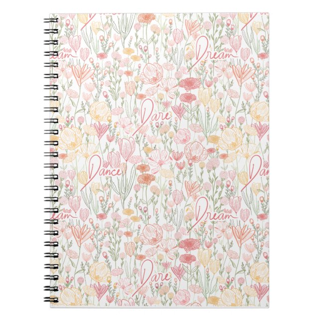 Dream Dance Dare Inspirational Notebook (Front)