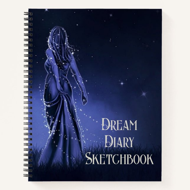 Dream Diary Sketchbook Journal (Front)