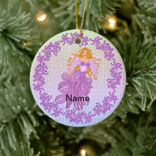 Dream Fairy   Ceramic Ornament