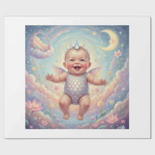 Dream Flight: Baby in the Sky Wrapping Paper