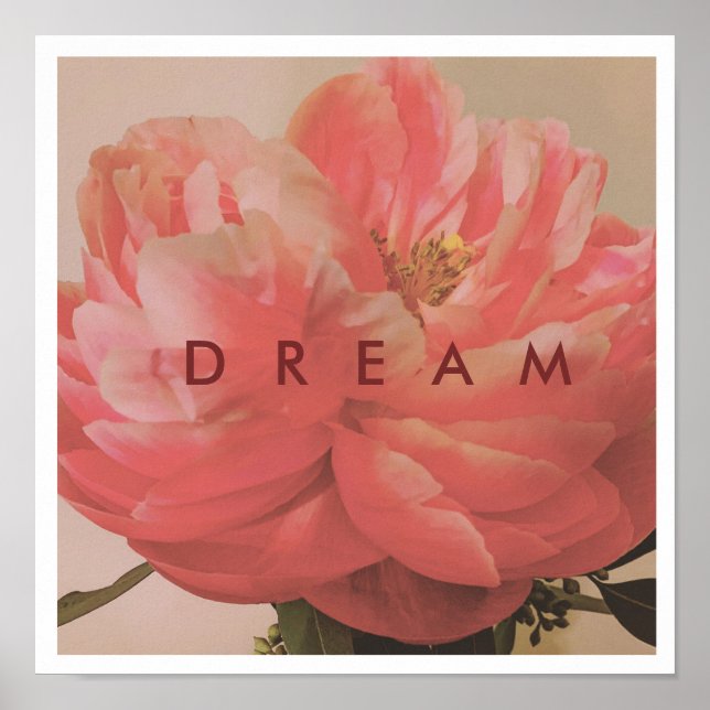 Dream Floral Poster (Front)