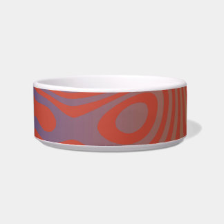 Dream Flow l Abstract Trippy Pattern - No. 01  Bowl