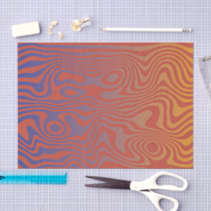Dream Flow l Abstract Trippy Pattern - No. 01 Tissue Paper