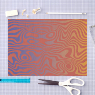 Dream Flow l Abstract Trippy Pattern - No. 01 Tissue Paper