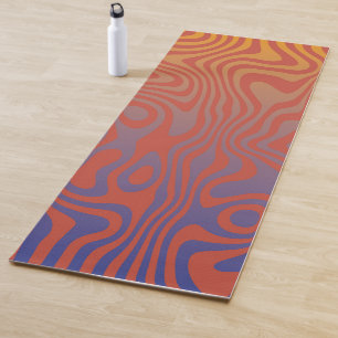Dream Flow l Abstract Trippy Pattern - No. 01 Yoga Mat