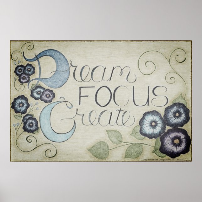 Dream Focus Create Poster (Twilight) (Front)