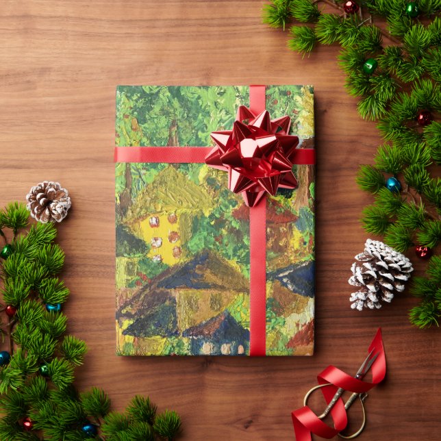  Dream Forest Garden- reggaepaintingWrapping Paper (Holiday Gift)