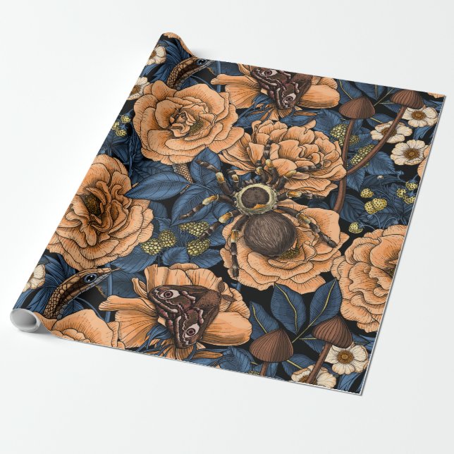 Dream garden 2 wrapping paper (Unrolled)