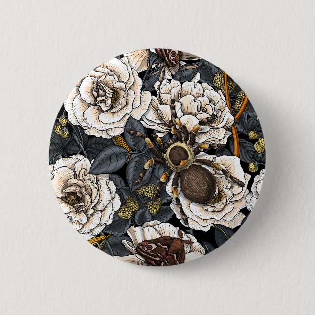 Dream garden 4 6 cm round badge (Front)