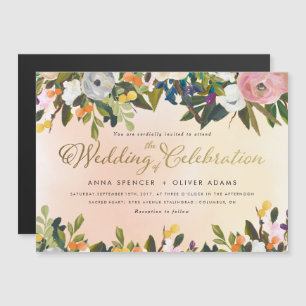 Dream Garden Floral Wedding Invitation