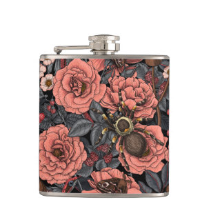 Dream garden hip flask
