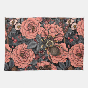 Dream garden tea towel