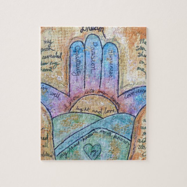 Dream Hamsa Jigsaw Puzzle (Vertical)