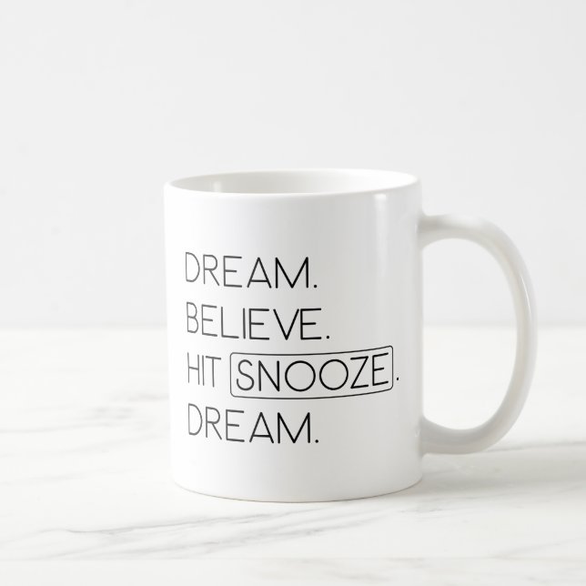 Dream Hit Snooze Coffee Mug (Right)