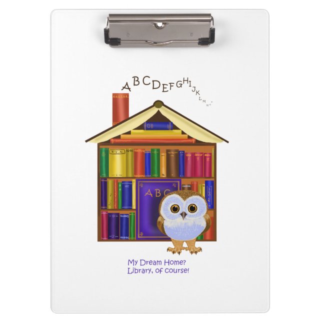 Dream Home – Library! Clipboard (Front)