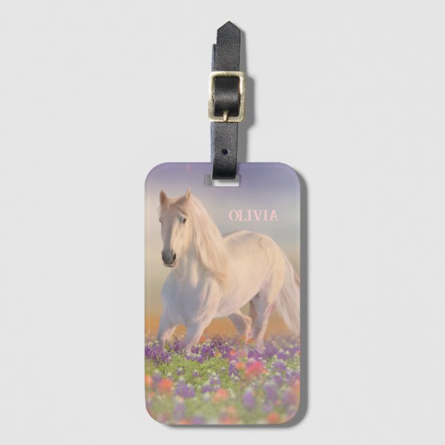 Dream Horse Luggage Tag (Front Vertical)