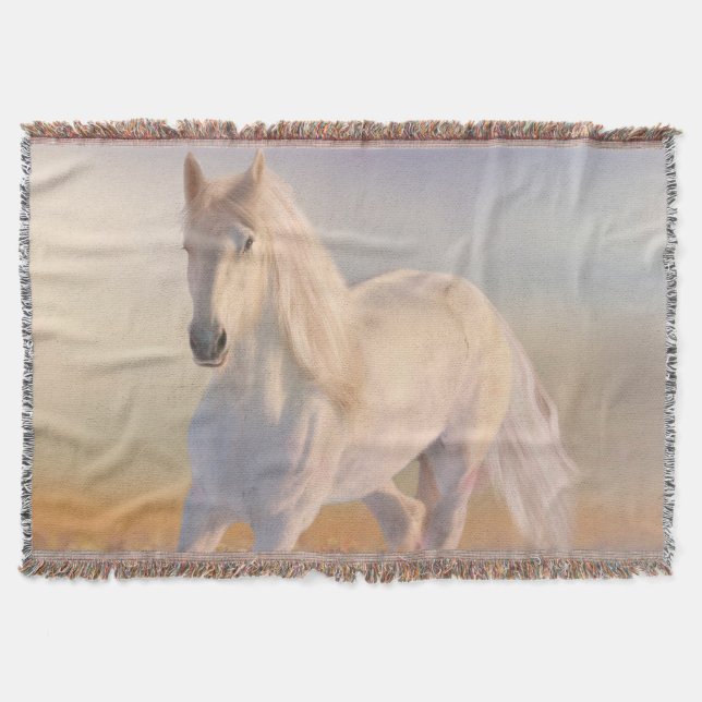 Dream Horse Throw Blanket (Front)