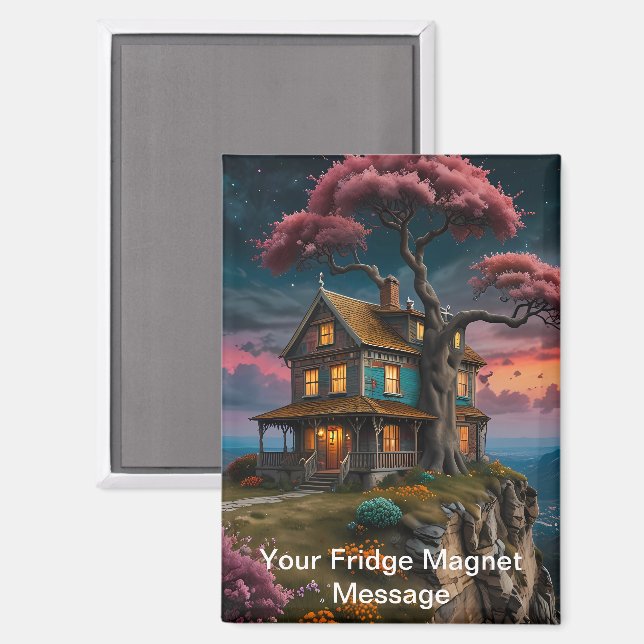 Dream House fridge Magnet (Front/Back)
