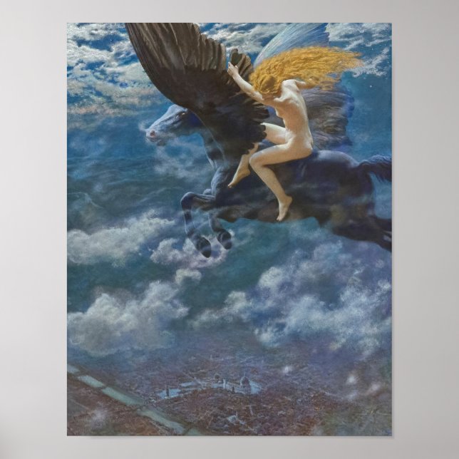 Dream Idyll (A Valkyrie) 1902 ERH Poster (Front)