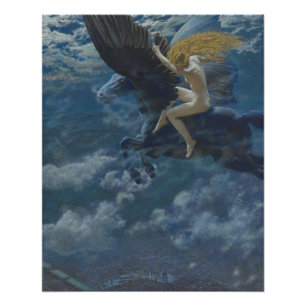 Dream Idyll (The Valkyrie) Glossy Poster