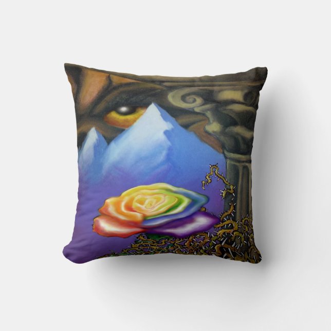 Dream Image Throw Pillow (Front)