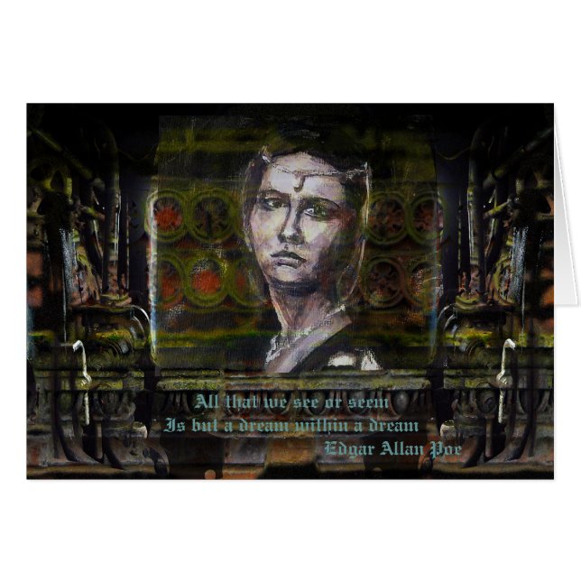 Dream in a dream Card (Front Horizontal)