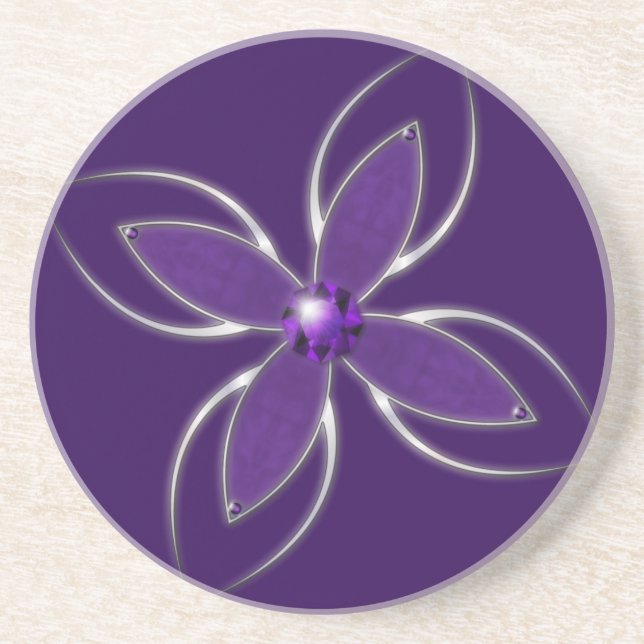 Dream in Amethyst Coaster (Front)