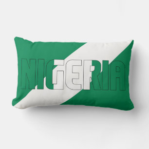 Dream in Colour with the Nigeria Patriotic Flag Lumbar Cushion