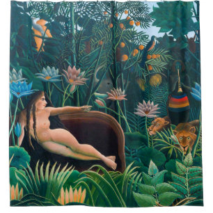 Dream in Exotic Jungle Forest Shower Curtain