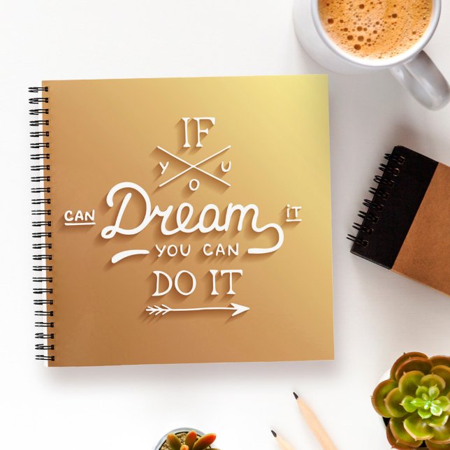 Dream Inspire Motivate Notebook (Creator Uploaded)