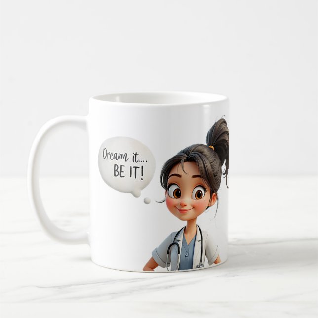 dream it, be it! coffee mug (Left)