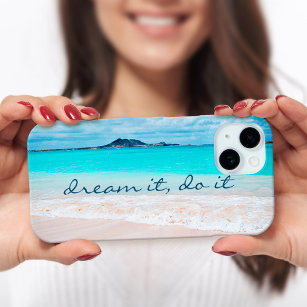 Dream It Do It Blue Ocean Hawaii Sandy Beach Photo Barely There iPhone 5 Case