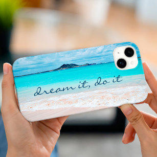 Dream It Do It Quote Hawaii Tropical Beach Photo iPhone 5 Case