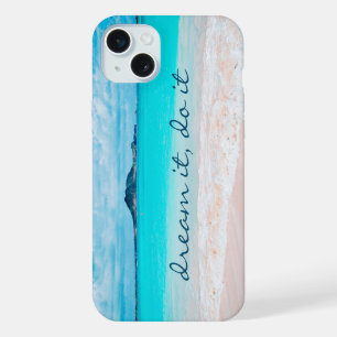 Dream It Do It Quote Hawaii Tropical Beach Photo iPhone Case