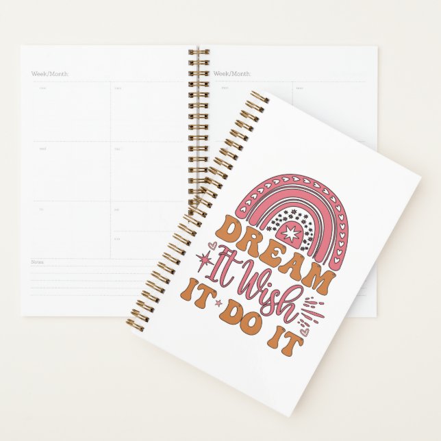 Dream It Wish It Do It Planner (Display)