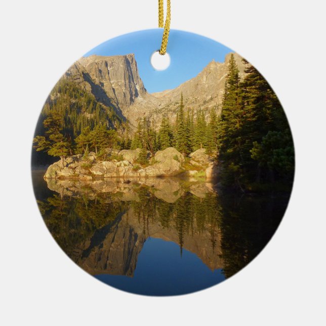 Dream Lake II Ceramic Ornament (Front)