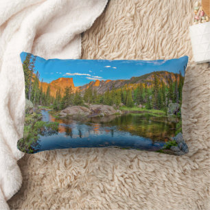 Dream Lake Landscape Lumbar Cushion