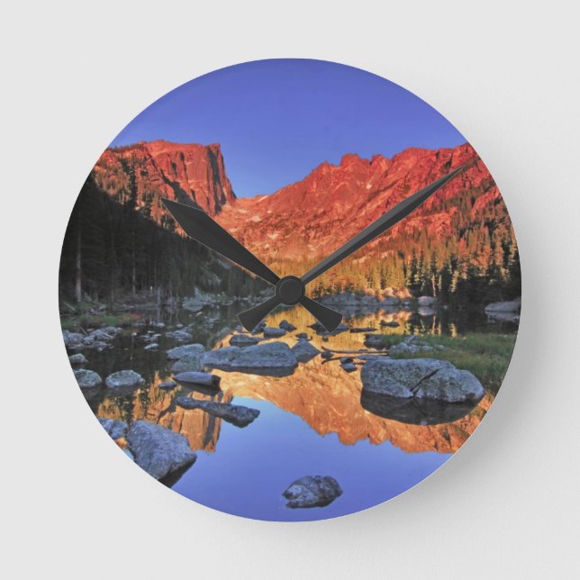Dream Lake Round Clock (Front)