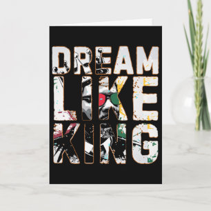 Dream Like King Black History Month Card