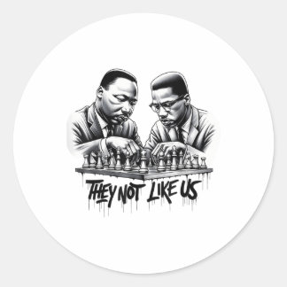 Dream Like Luther King  Classic Round Sticker