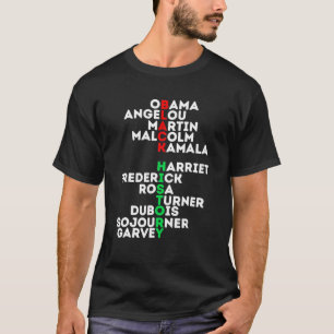 Dream Like Martin Lead Like Harriet Black History T-Shirt